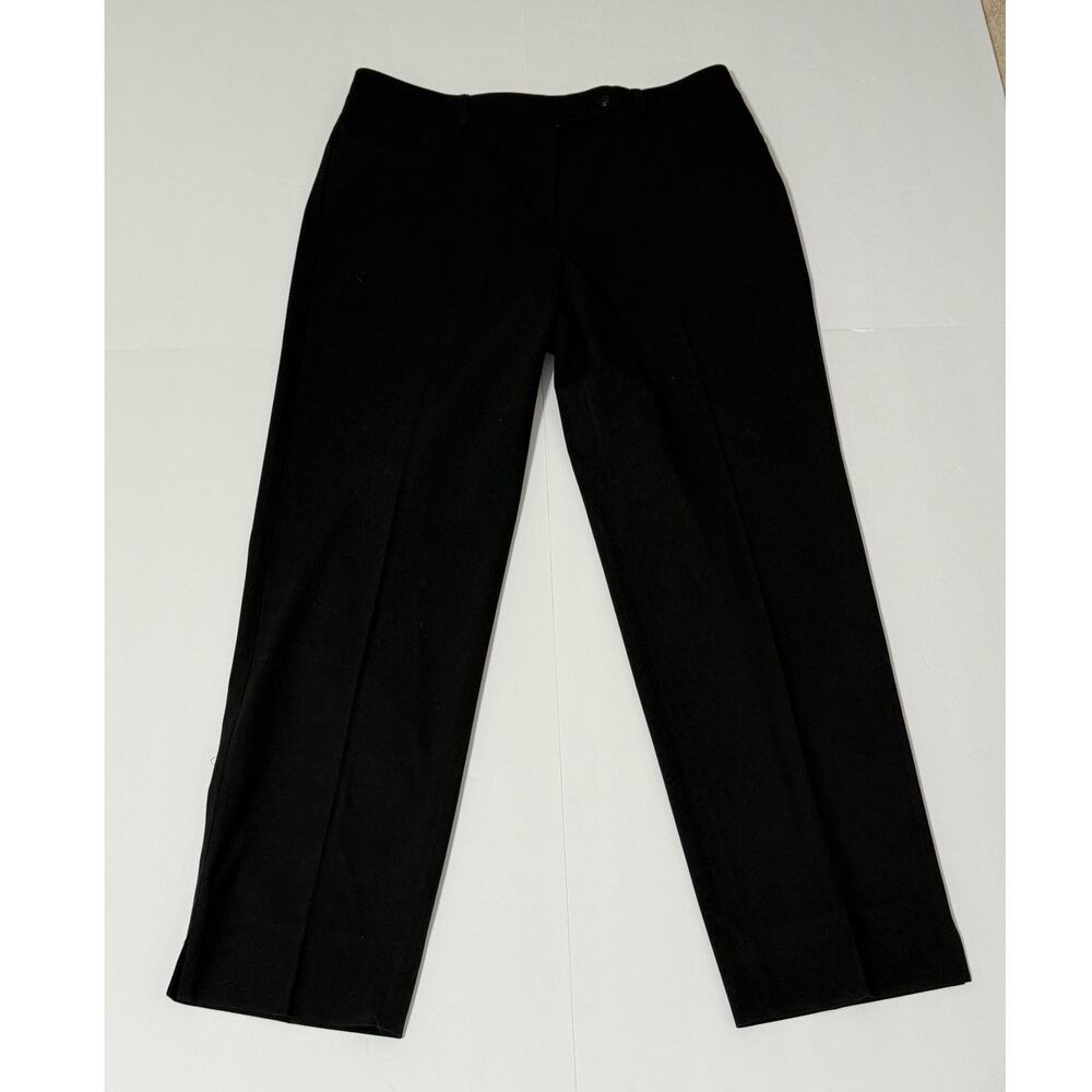 Talbots Stretch Cropped Pants, Black, Size 10
